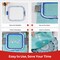 Richword Selected Wash Away Water Soluble Embroidery Stabilizer & Topping Film, 35µm Lightweight, 12 in x 25 yd for Machine Embroidery & Hand Sewing, Compatible with Most Hoops